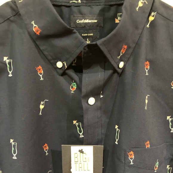 Croft & Barrow Big & Tall Short Sleeve Polo Large - Picture 2 of 3